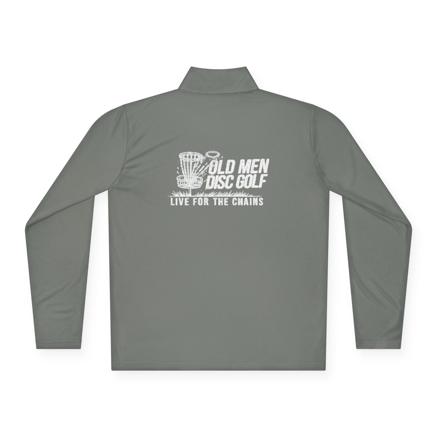 Old Men Disc Golf Unisex Quarter-Zip Pullover
