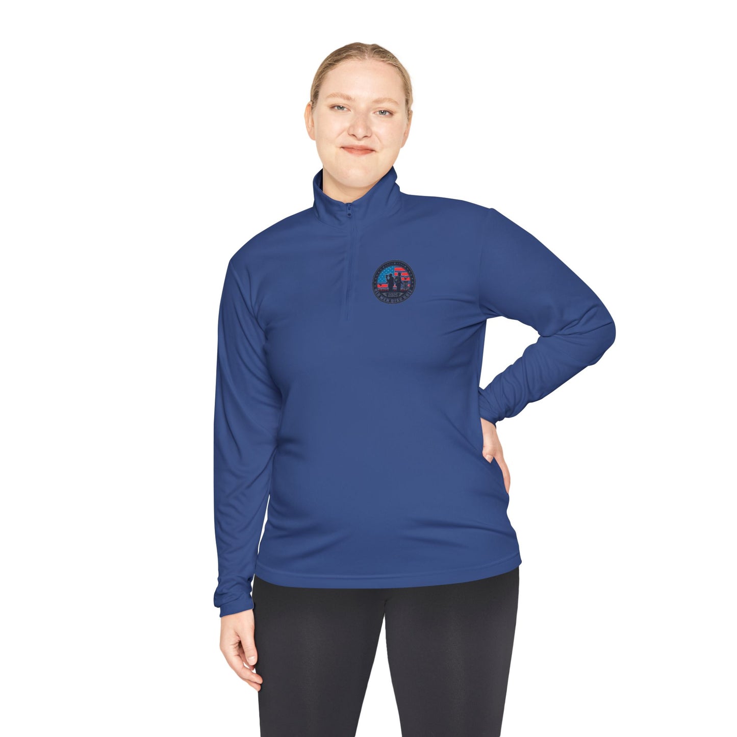 Old Men Disc Golf Unisex Quarter-Zip Pullover