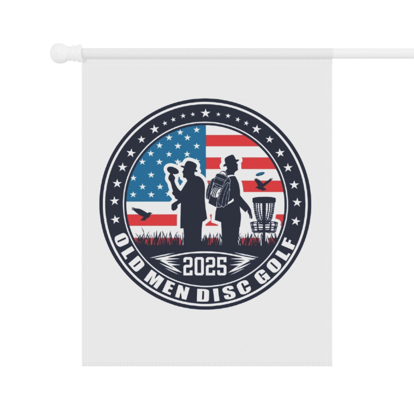 Disc Golf Garden Banner - Old Men Disc Golf 2025