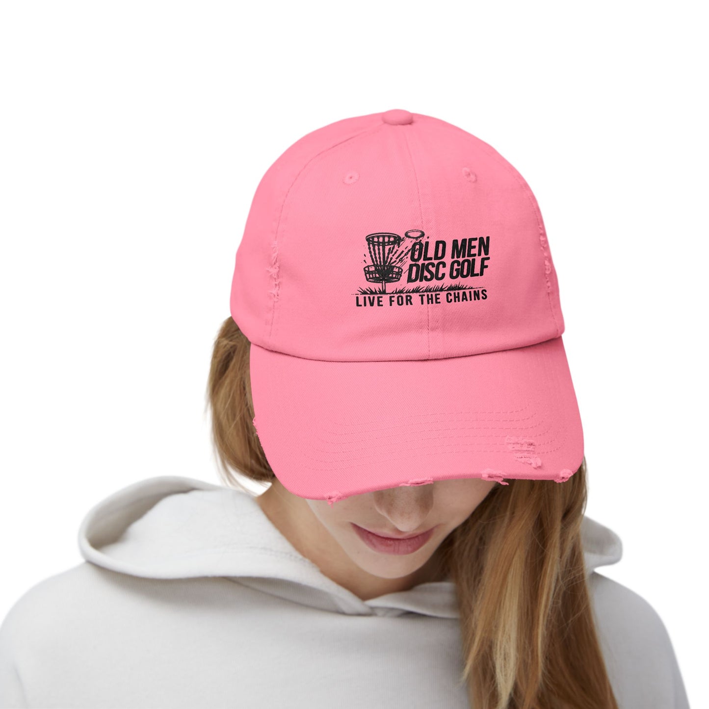 Vintage Style Unisex Distressed Cap for Casual Wear