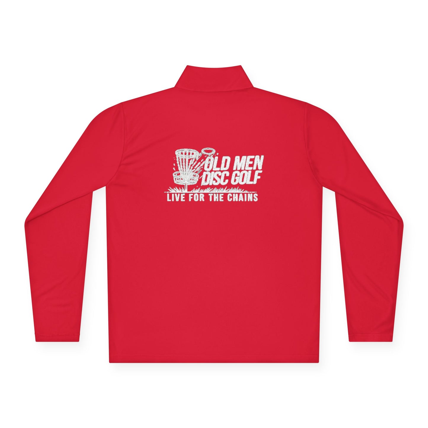 Old Men Disc Golf Unisex Quarter-Zip Pullover