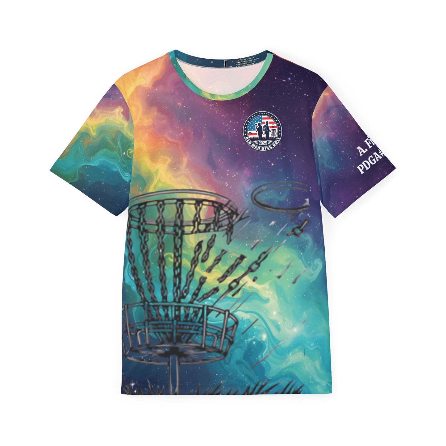 Colorful Galaxy Men's Disc Golf Jersey