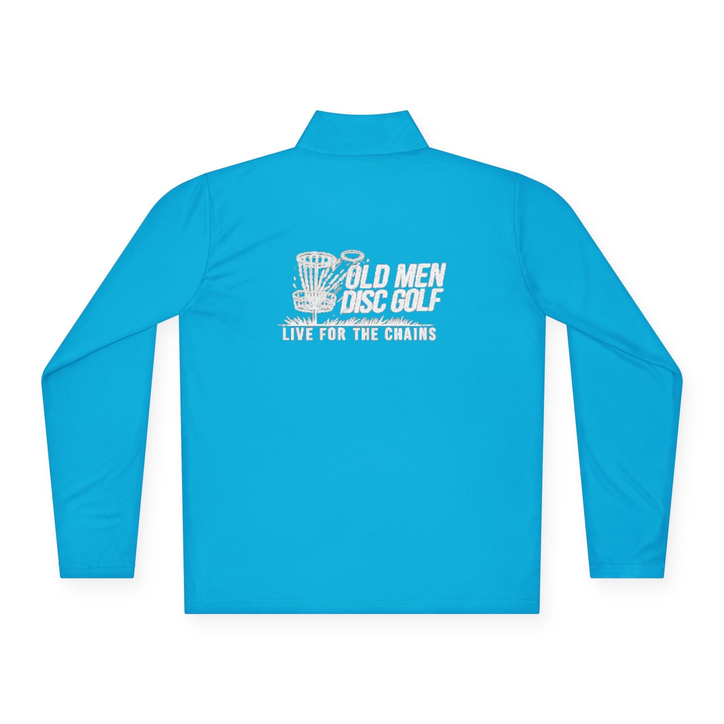Old Men Disc Golf Unisex Quarter-Zip Pullover