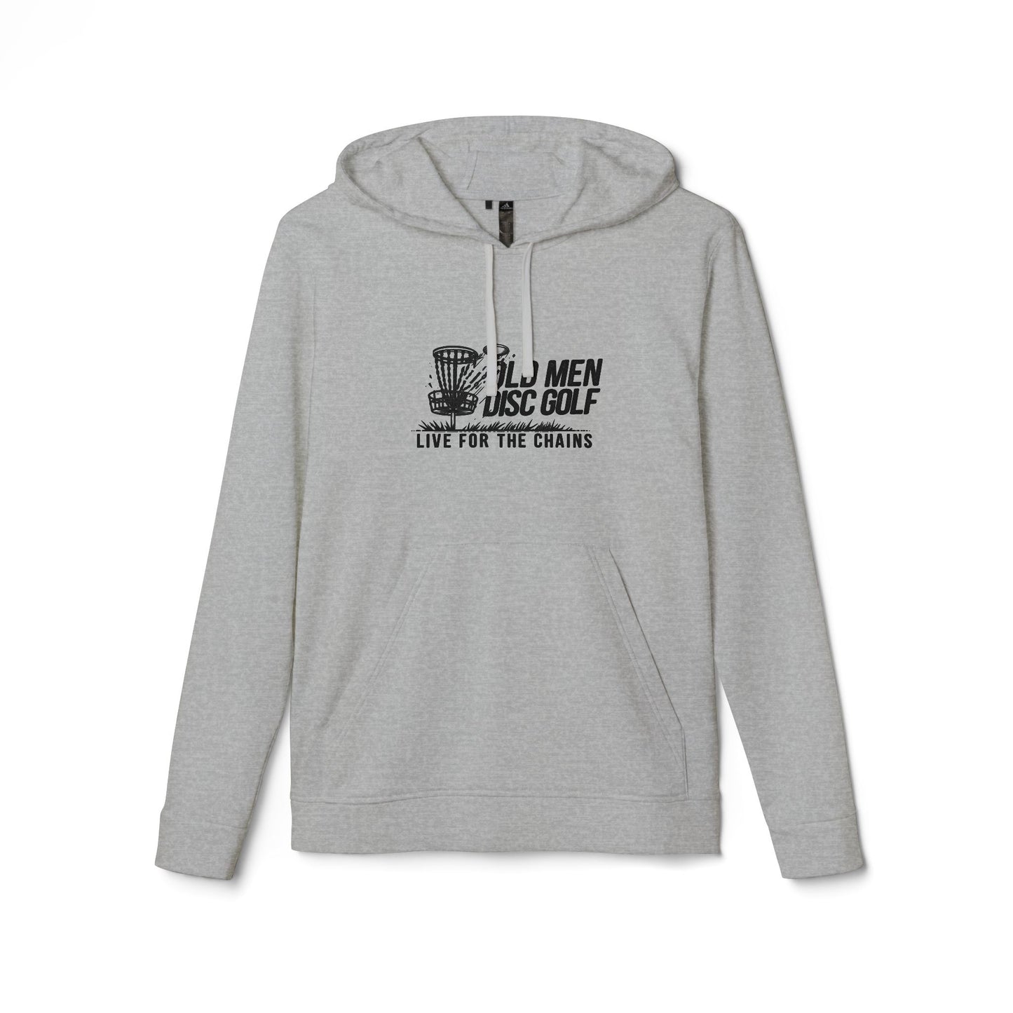 Old Man Kris Adidas Unisex Hoodie - Live for the Chains - Comfortable Fleece Pullover