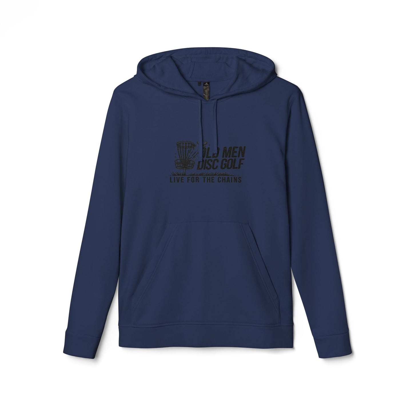 Old Man Kris Adidas Unisex Hoodie - Live for the Chains - Comfortable Fleece Pullover
