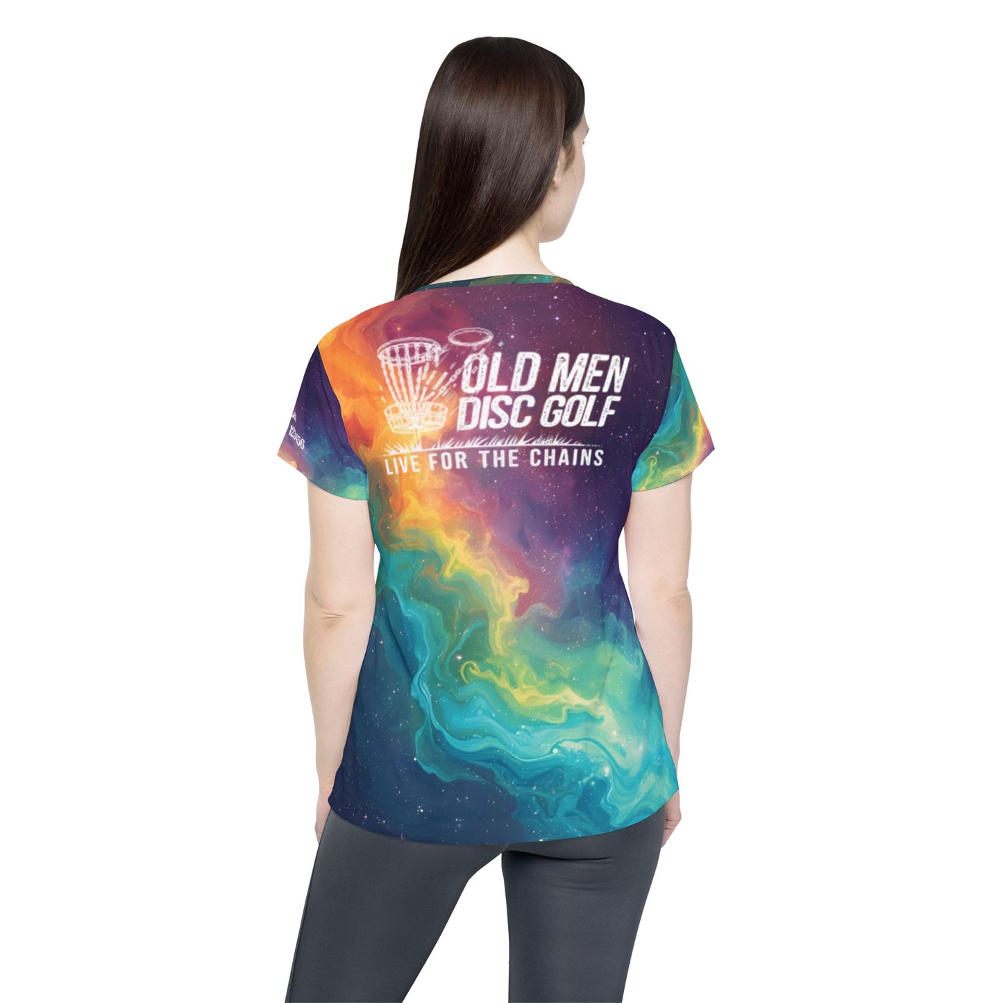 Colorful Galaxy Women's Disc Golf Jersey