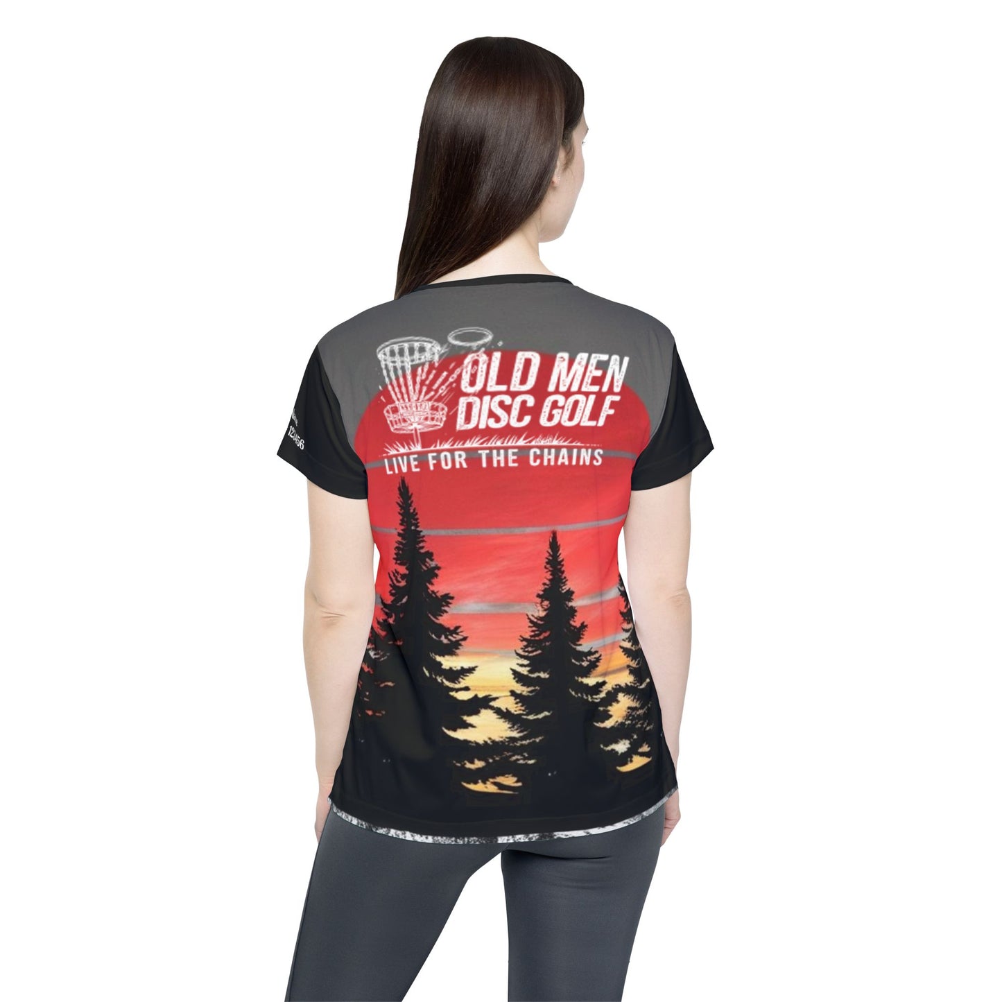 Trees and Sunset Women's Disc Golf Jersey