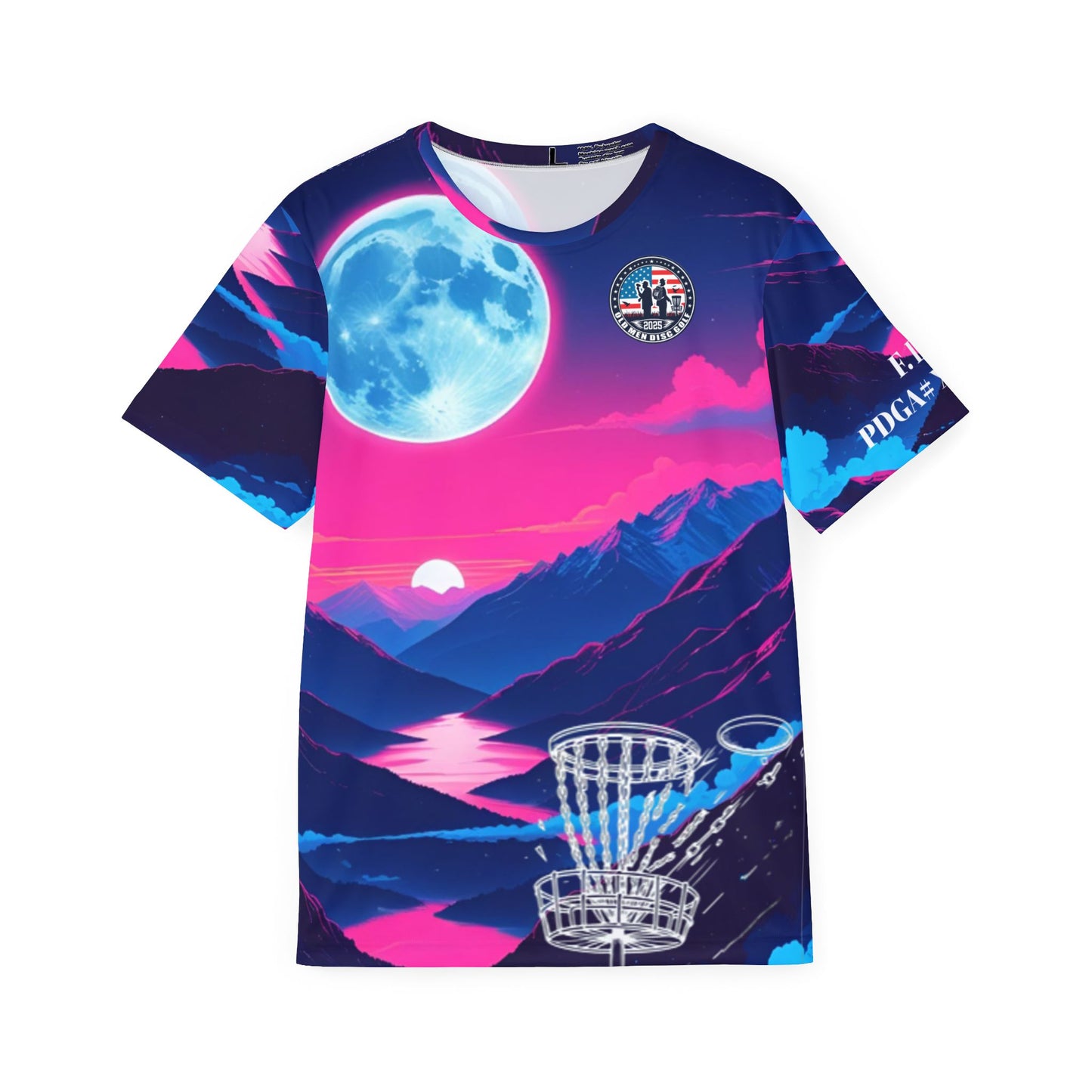 Bright Moon Men's Disc Golf Jersey