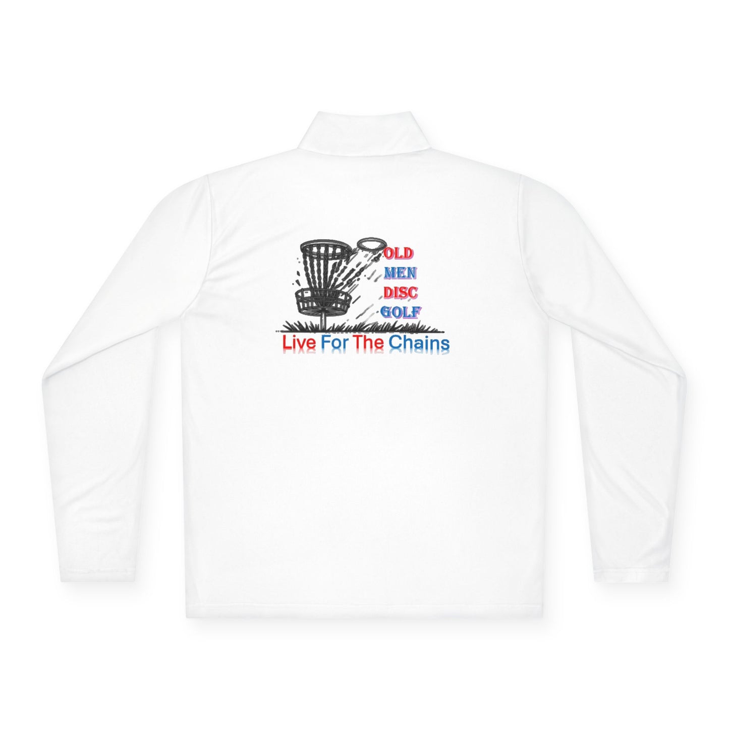 Old Men Disc Golf Unisex Quarter-Zip Pullover