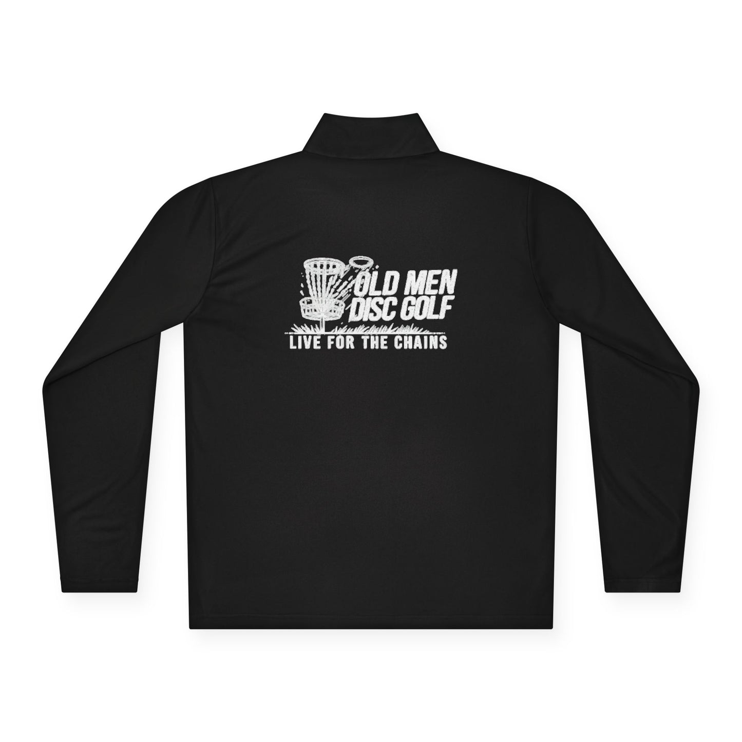 Old Men Disc Golf Unisex Quarter-Zip Pullover
