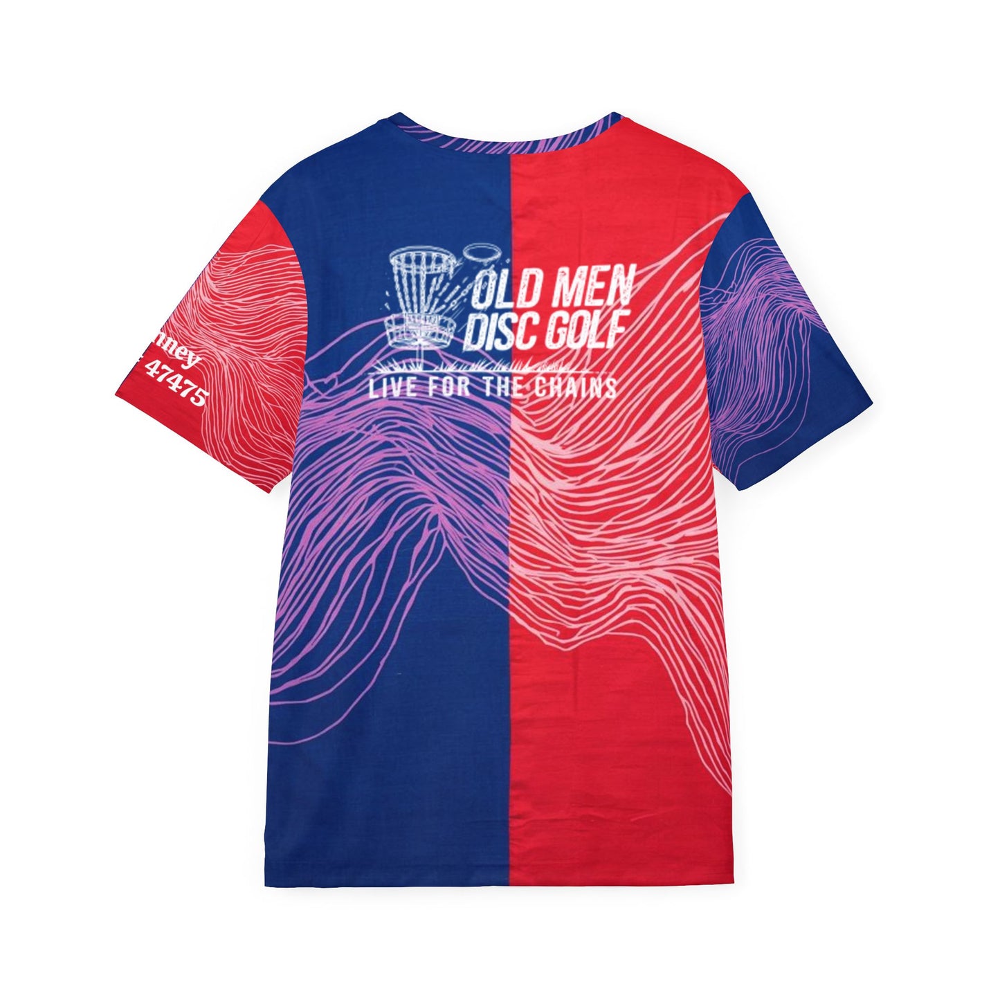 Red and Blue Electrons Men's Sports Jersey (AOP)