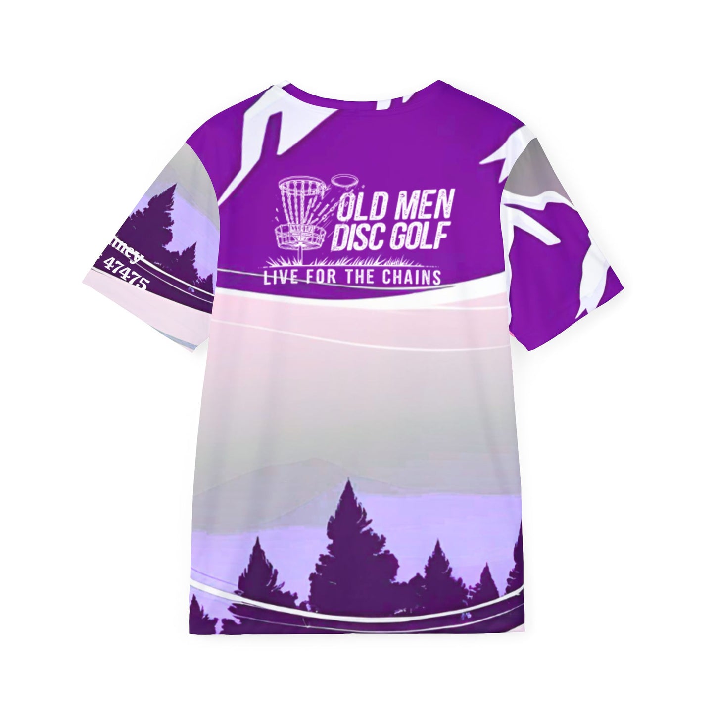 Purple Mountain Men's Sports Jersey (AOP)