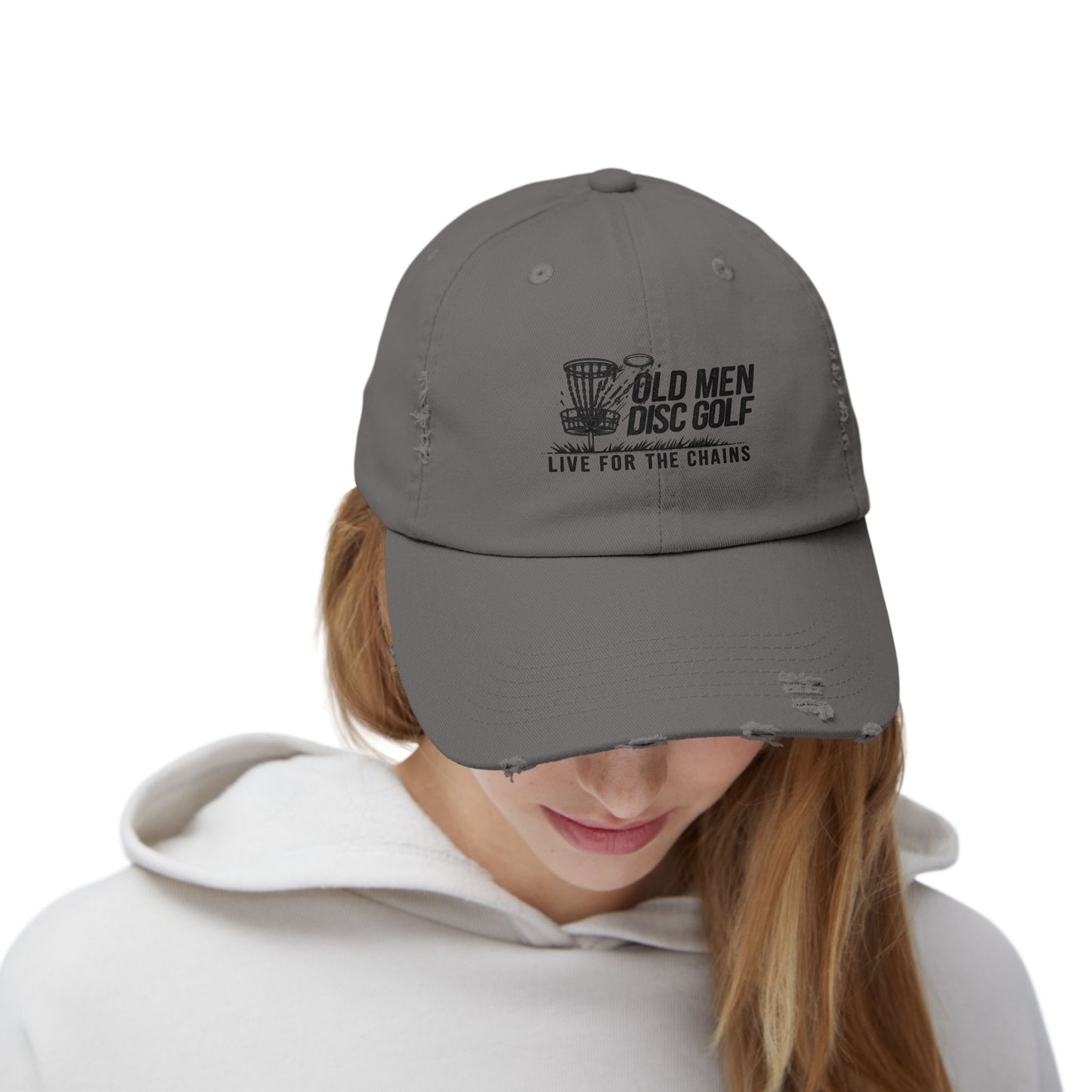 Vintage Style Unisex Distressed Cap for Casual Wear