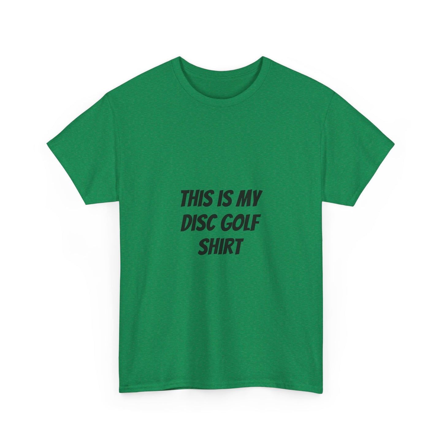 Unisex Heavy Cotton Tee - 'This is My Disc Golf Shirt'