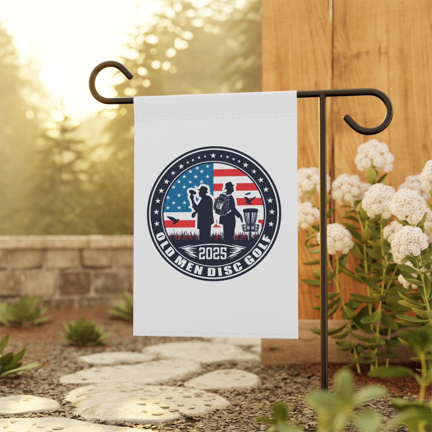 Disc Golf Garden Banner - Old Men Disc Golf 2025