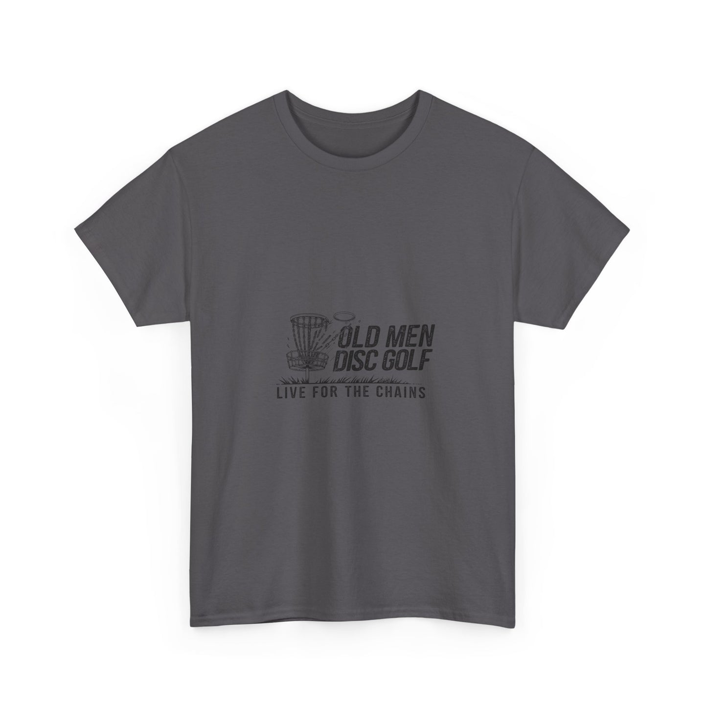 Live For The Chains Black Lettering Unisex Heavy Cotton Tee