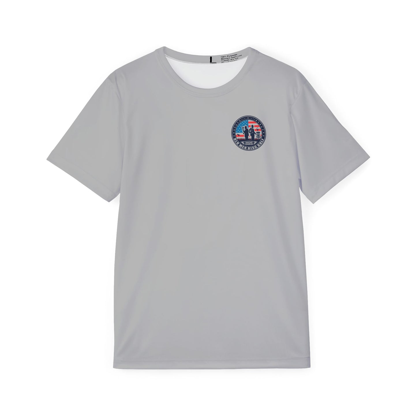 Light Grey Men's Disc Golf Sports Jersey | Live For The Chains