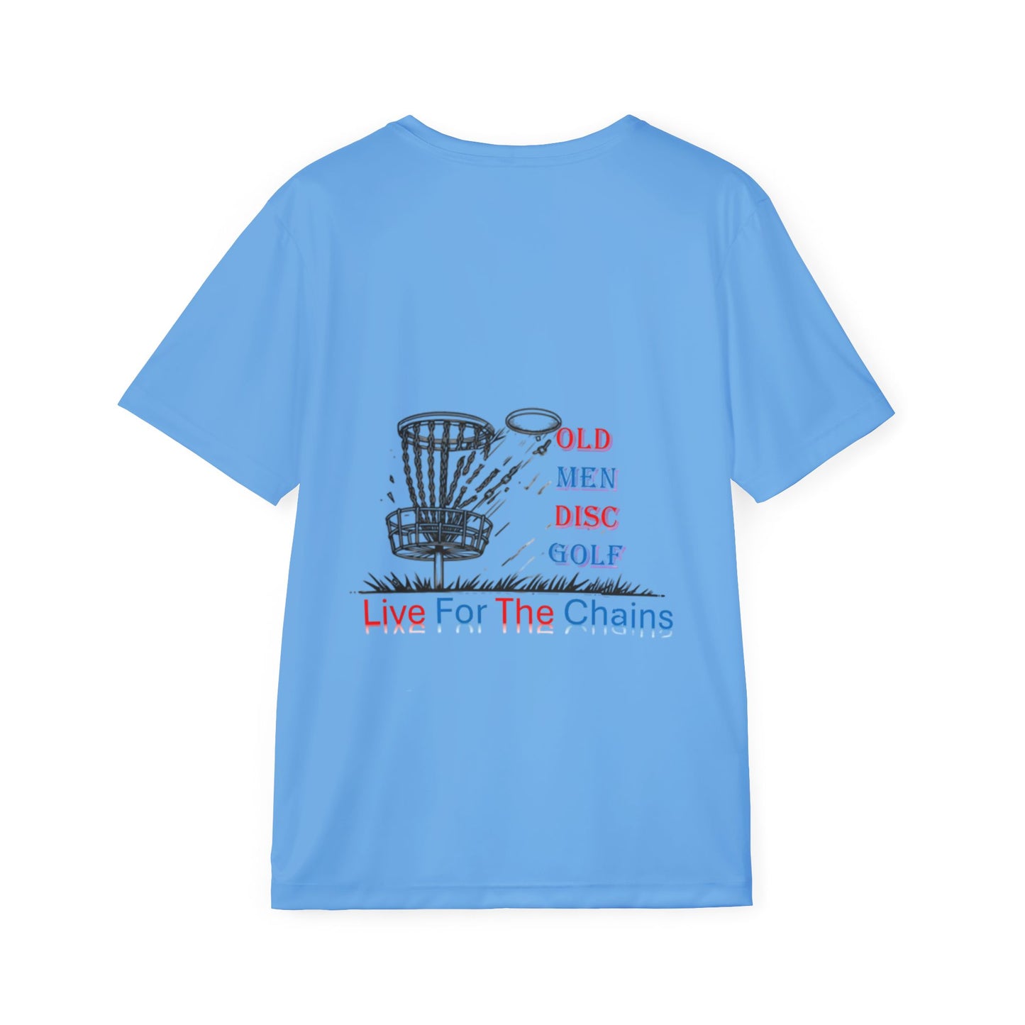 Carolina Blue Men's Disc Golf Sports Jersey | Live For The Chains