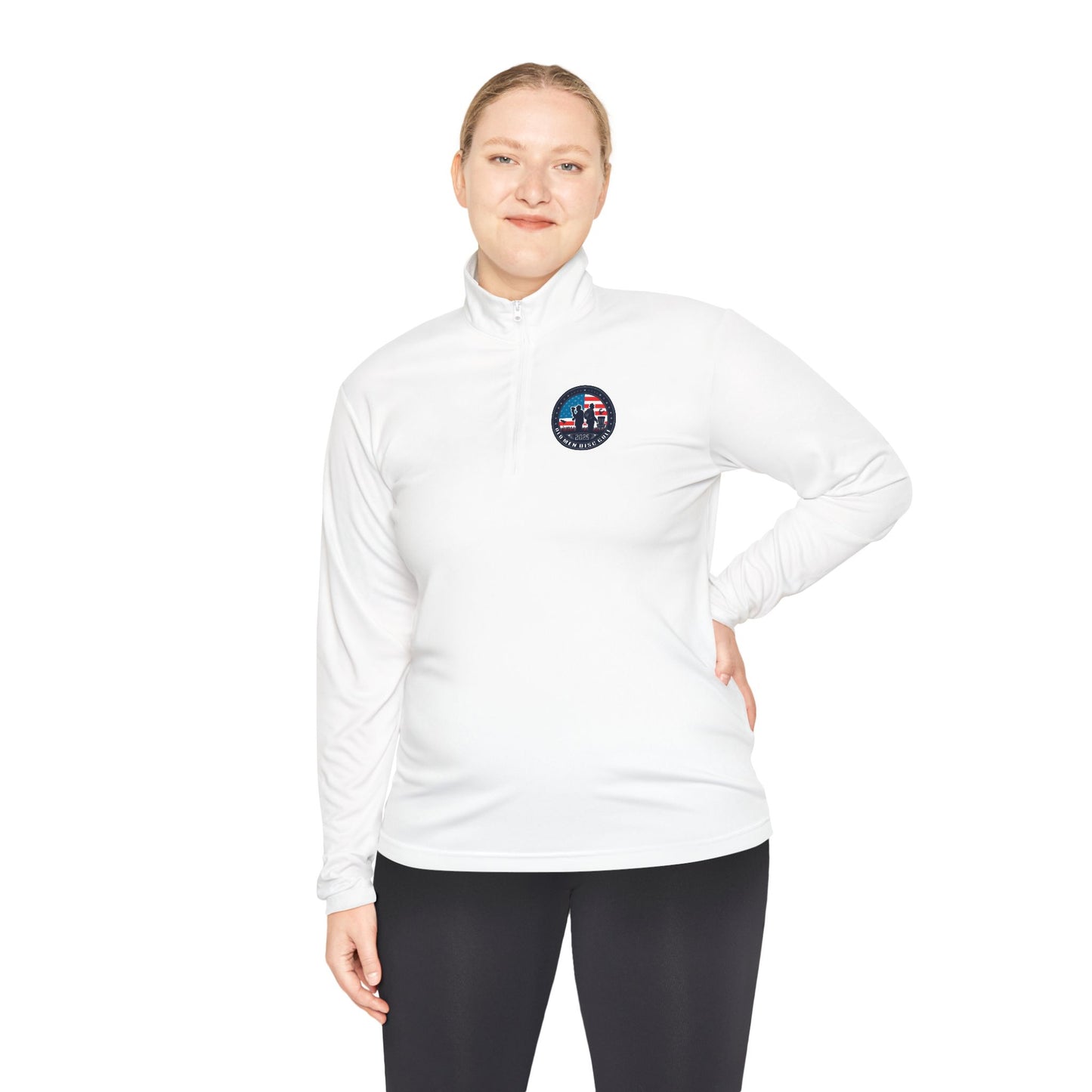 Old Men Disc Golf Unisex Quarter-Zip Pullover