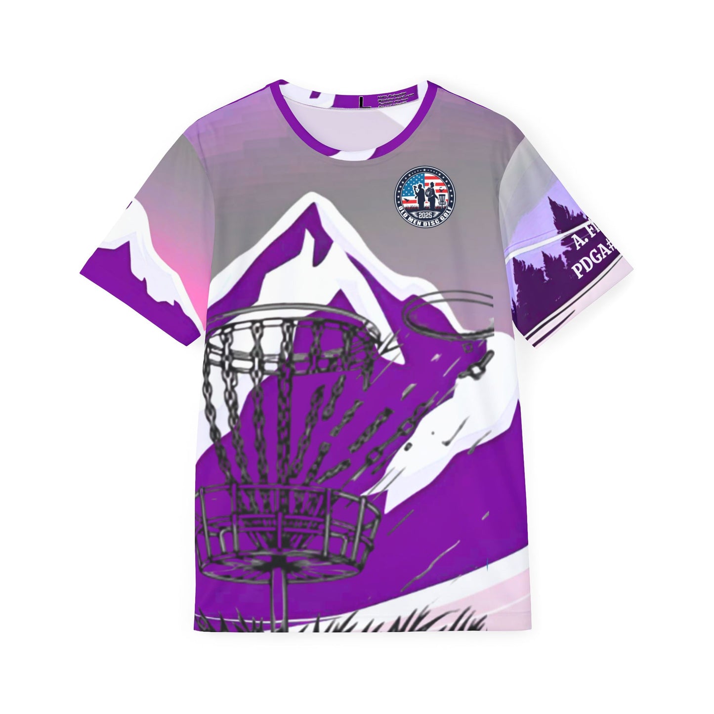 Purple Mountain Men's Sports Jersey (AOP)