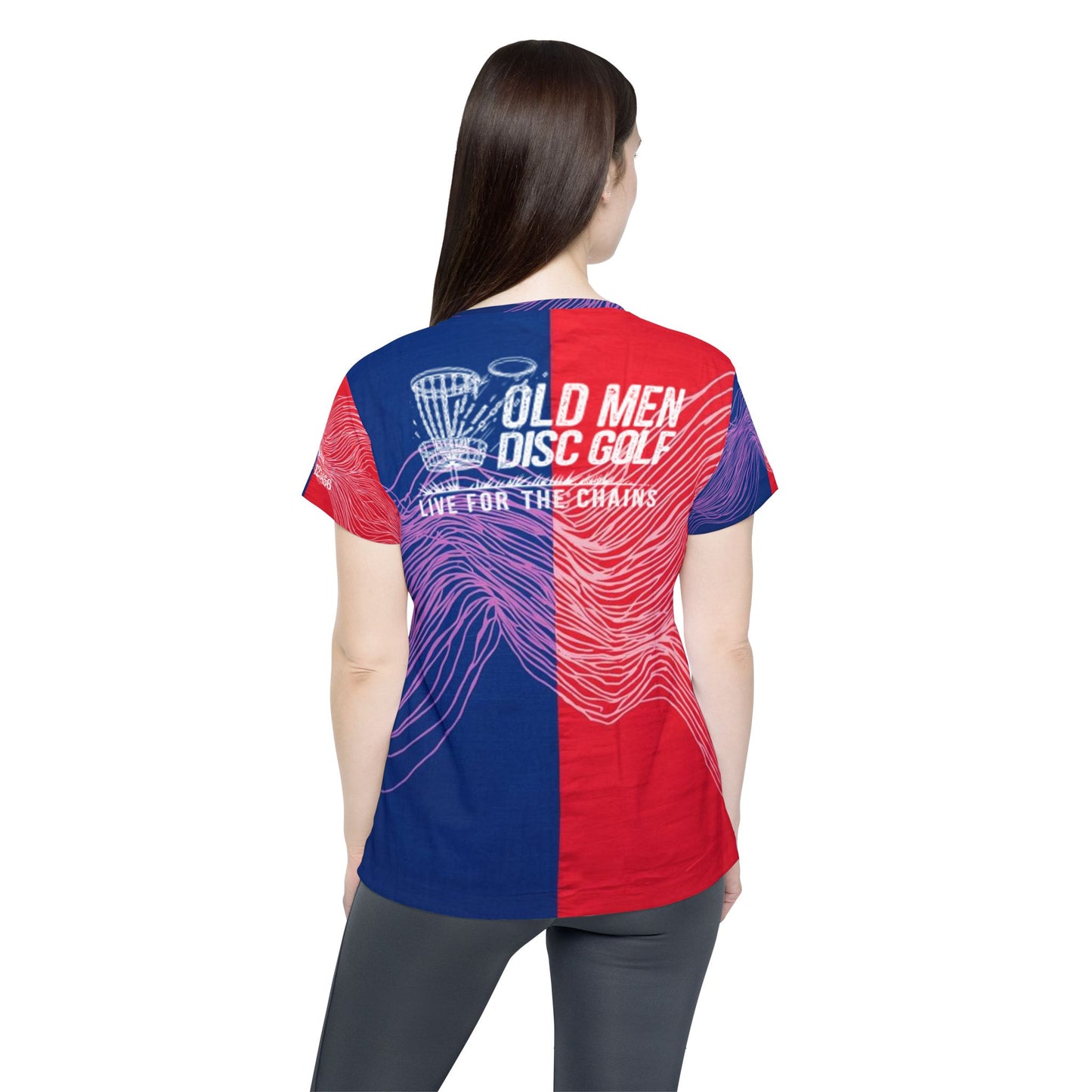 Red and Blue Electrons Women's Sports Jersey