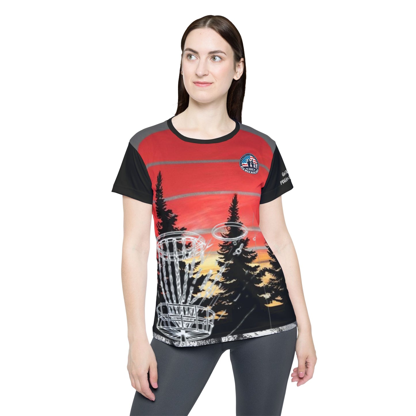 Trees and sunset Women's Sports Jersey