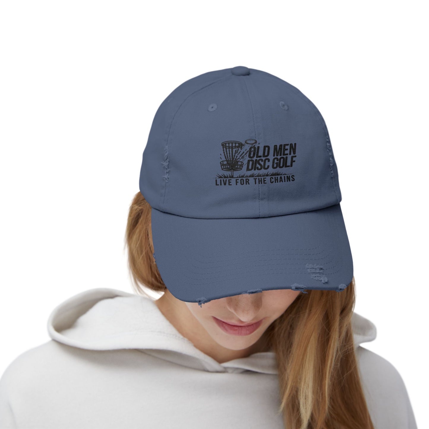 Vintage Style Unisex Distressed Cap for Casual Wear