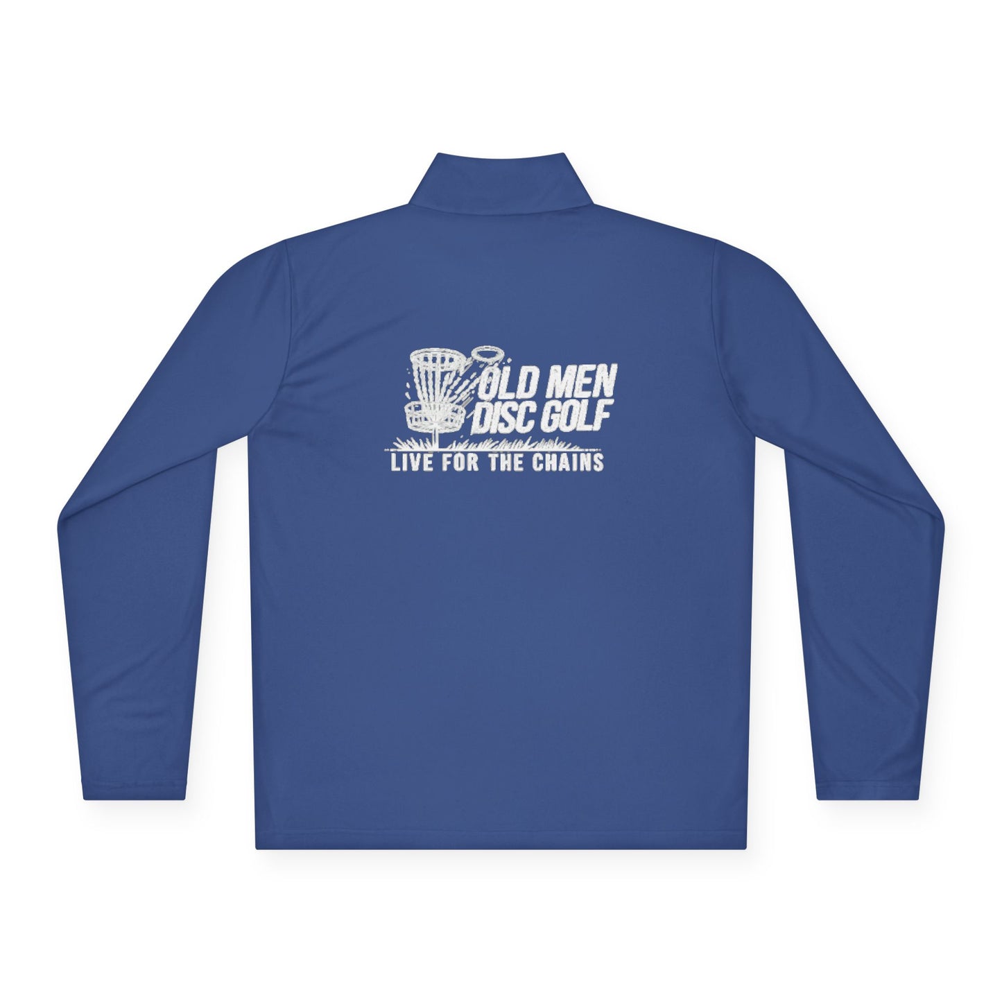 Old Men Disc Golf Unisex Quarter-Zip Pullover