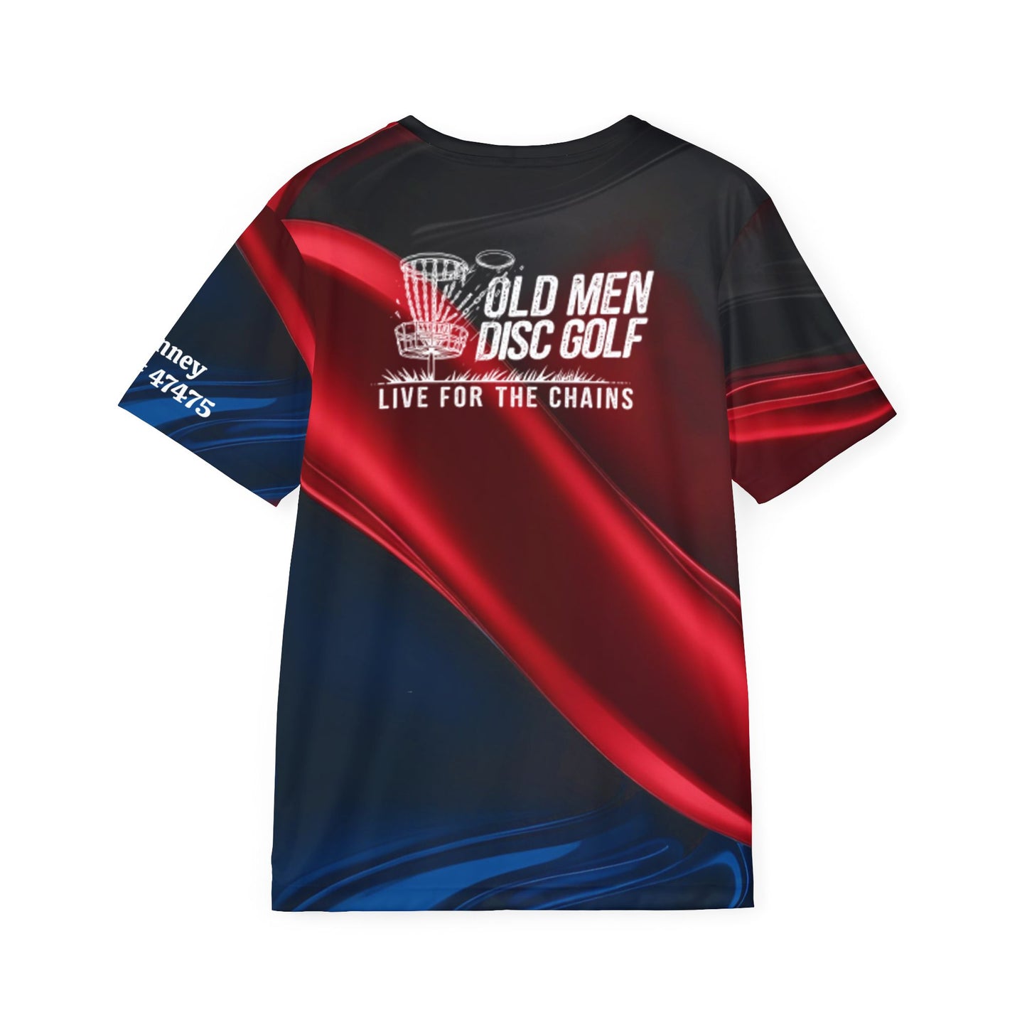 Red and Blue Men's Sports Jersey (AOP)
