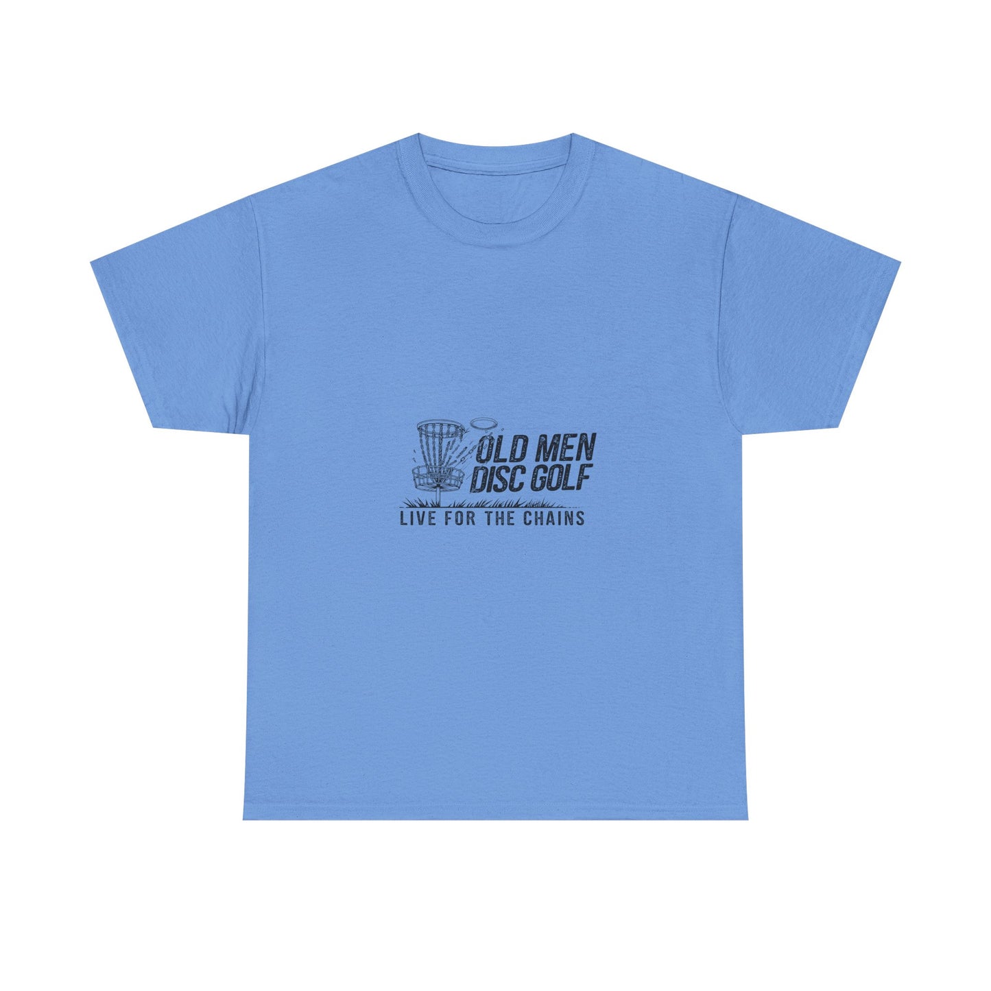 Live For The Chains Black Lettering Unisex Heavy Cotton Tee