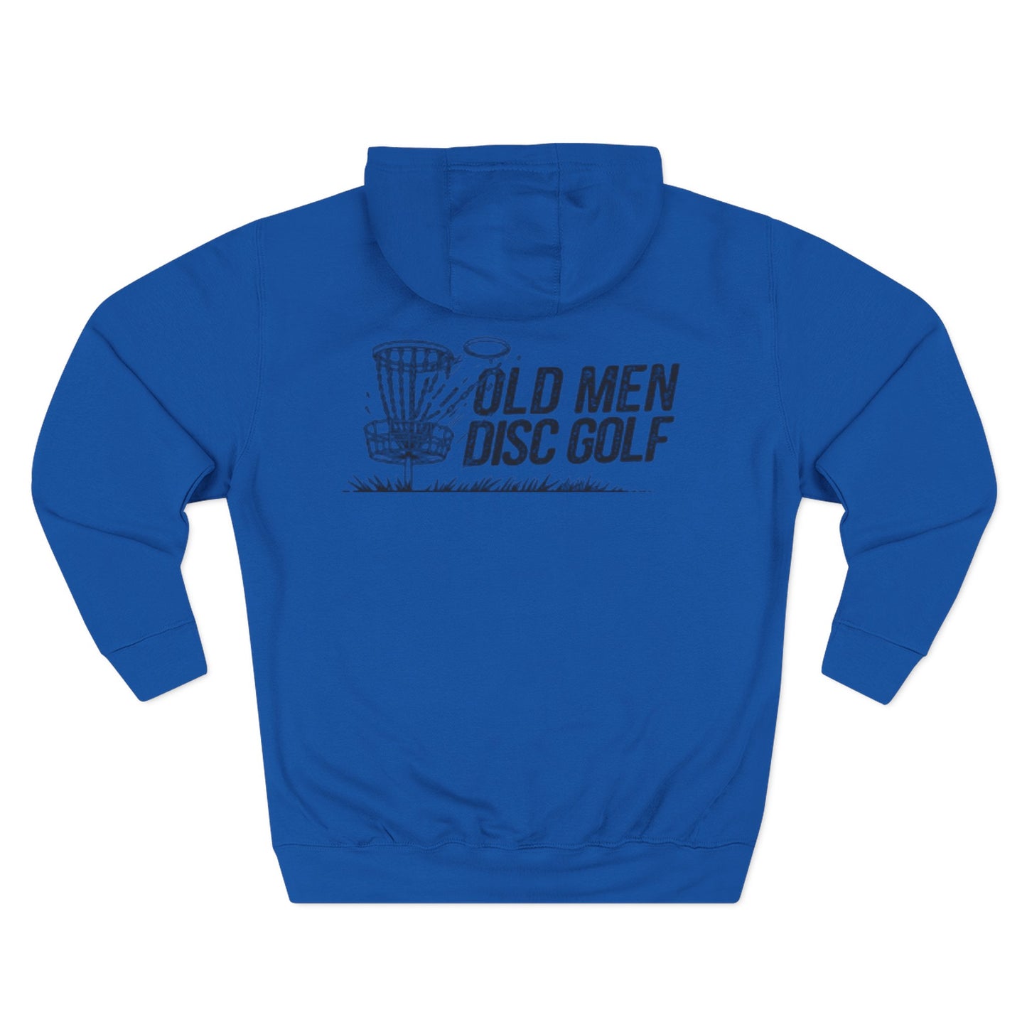 Old Man Kris - Old Men Disc Golf Cozy Three-Panel Fleece Hoodie