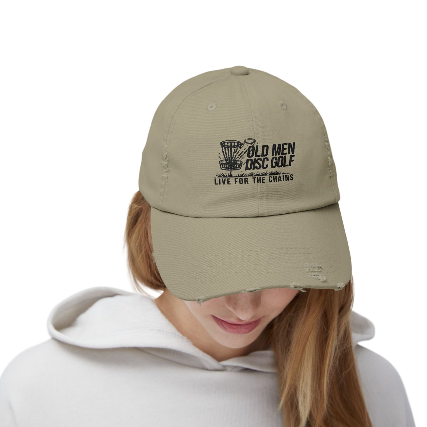 Vintage Style Unisex Distressed Cap for Casual Wear