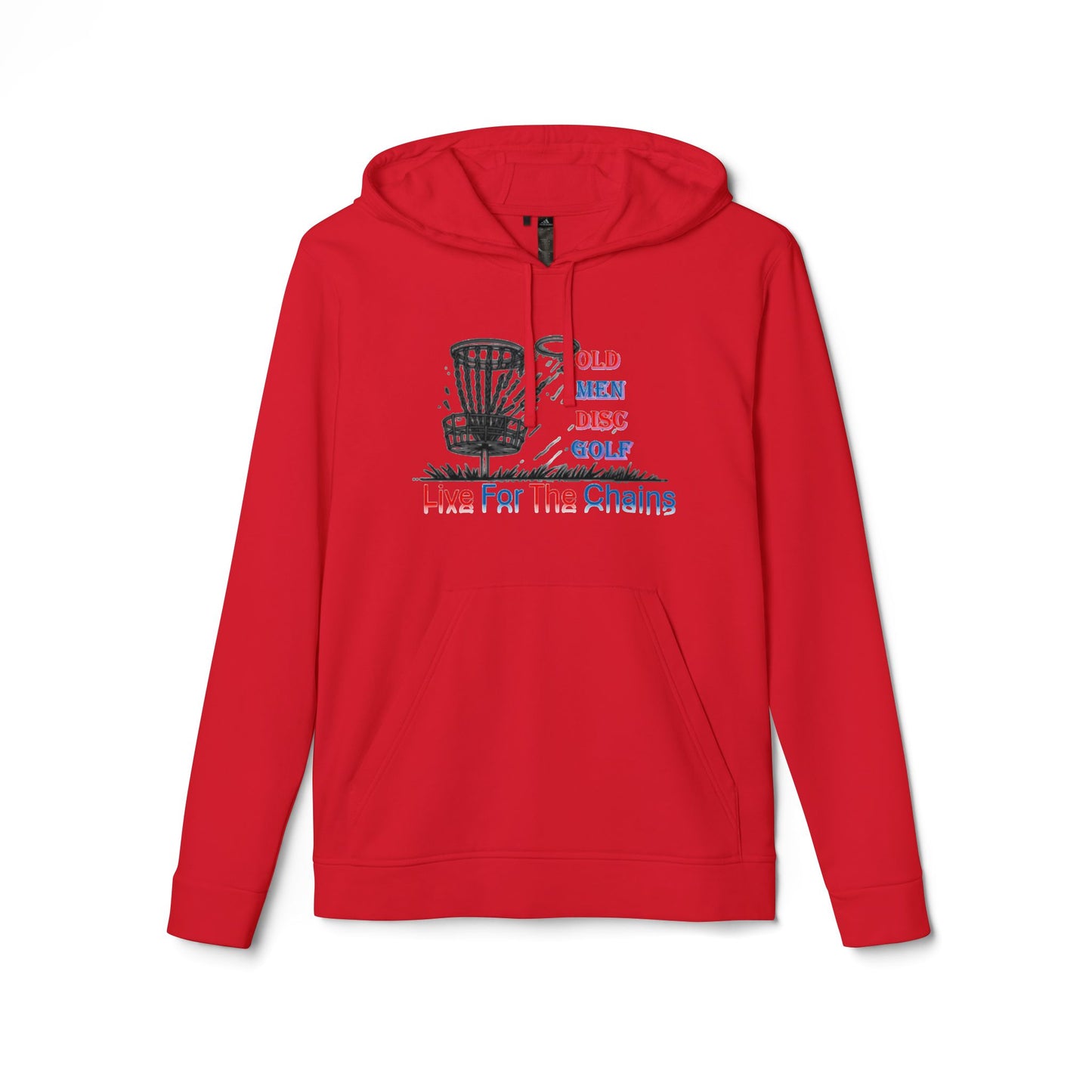 Adidas Unisex Fleece Hoodie - Live For The Chains Disc Golf Apparel