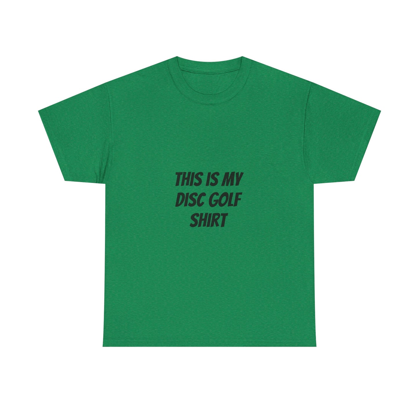 Unisex Heavy Cotton Tee - 'This is My Disc Golf Shirt'
