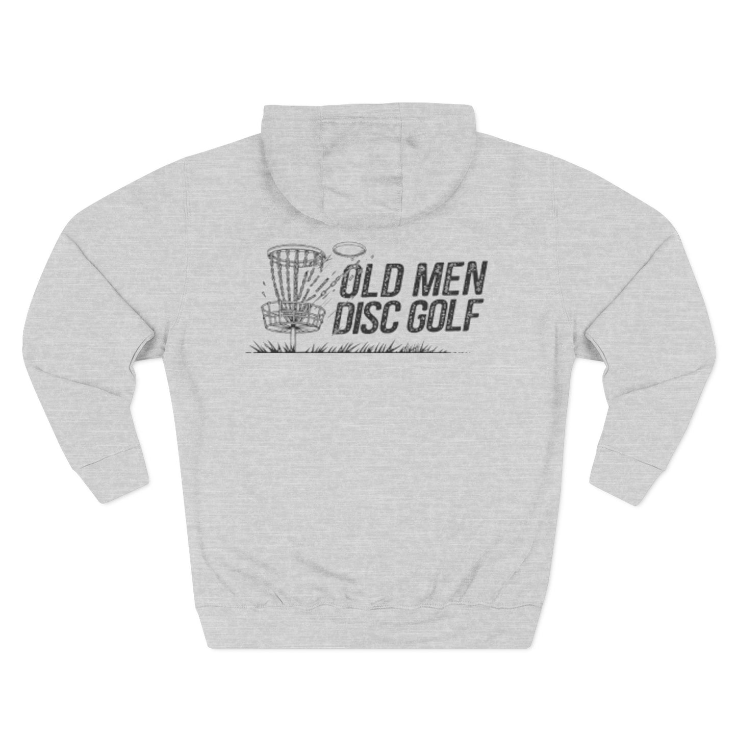 Old Man Kris - Old Men Disc Golf Cozy Three-Panel Fleece Hoodie