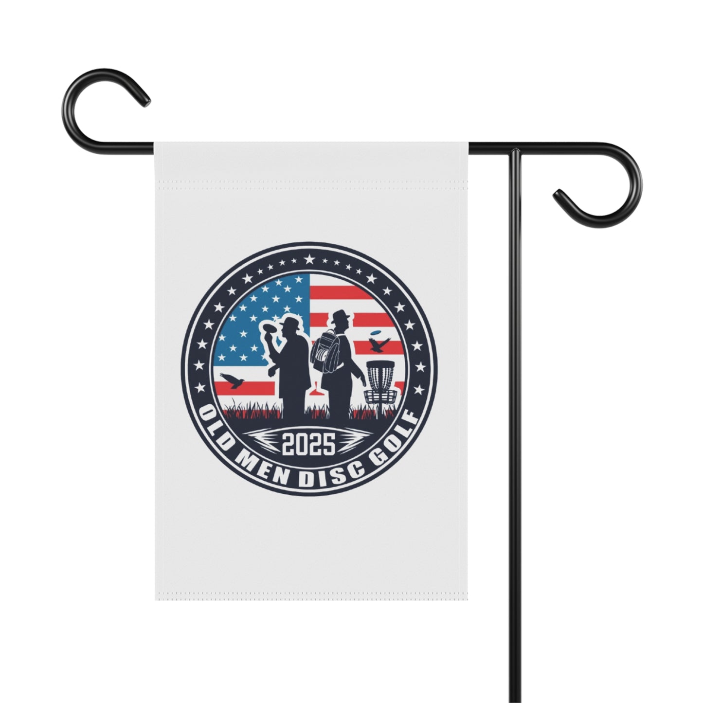 Disc Golf Garden Banner - Old Men Disc Golf 2025