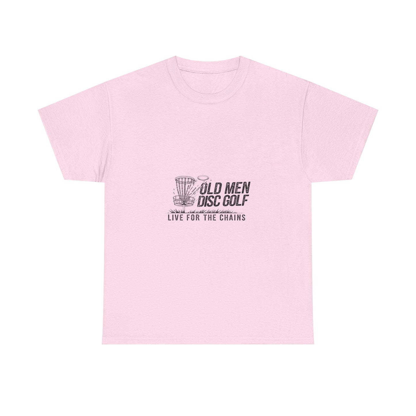 Live For The Chains Black Lettering Unisex Heavy Cotton Tee