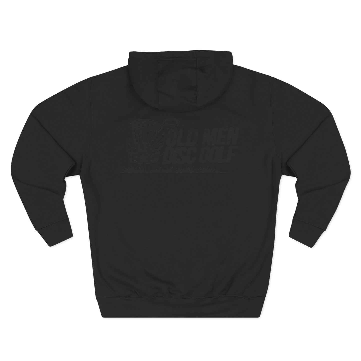Old Man Kris - Old Men Disc Golf Cozy Three-Panel Fleece Hoodie