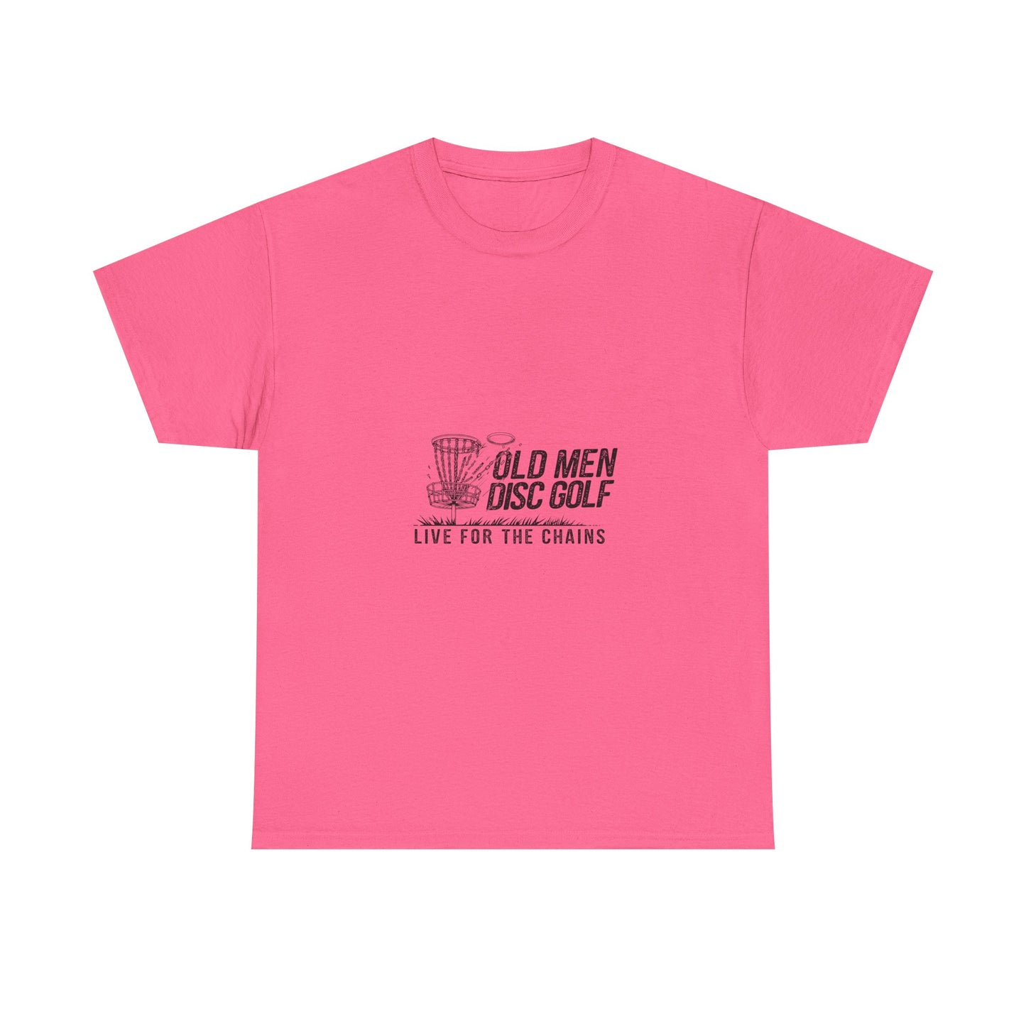 Live For The Chains Black Lettering Unisex Heavy Cotton Tee