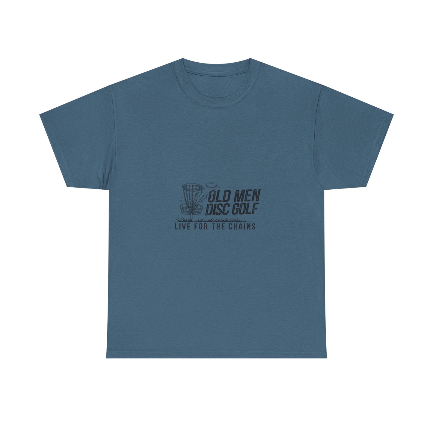 Live For The Chains Black Lettering Unisex Heavy Cotton Tee
